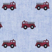 Load image into Gallery viewer, Boy's Custom Bottoms- Firetruck on Blue